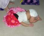 Kiri in her Typical Sleep Position :: August 2003 (43kb)